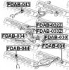 FEBEST FDAB-033Z Bush, control arm mounting